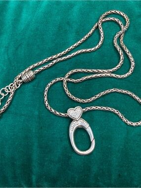 Brighton ABC Retired Pendant Necklace - Silver plated Women Jewelry